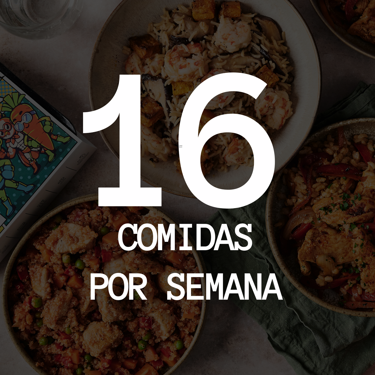 16 platos sin aditivos ni azúcar añadido