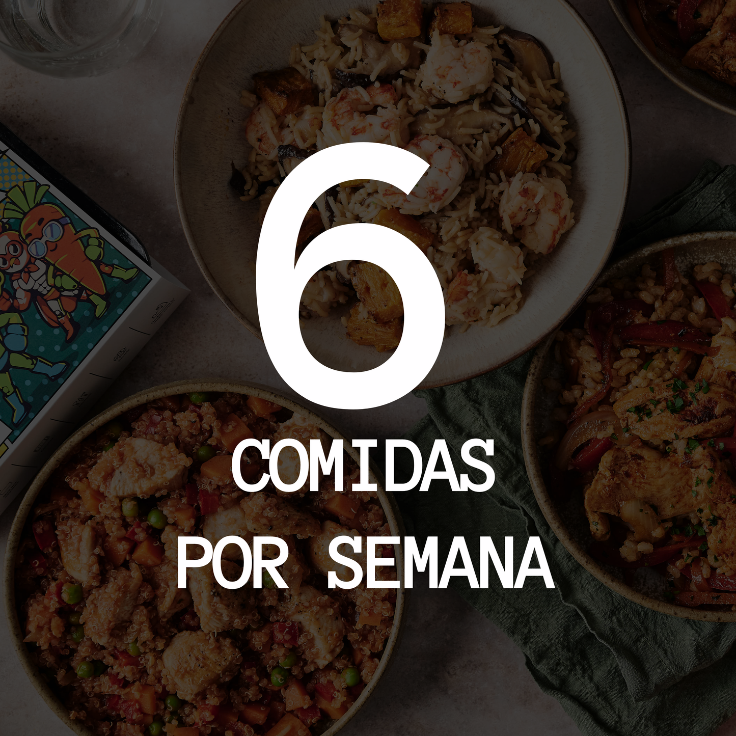 6 platos sin aditivos ni azúcar añadido